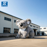 Koala géant gonflable en peluche, modèle gonflable en peluche, animal gonflable géant en peluche