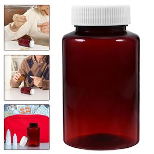 100ml 175ml <b>200ml</b> Custom Empty Medical Grade PET <b>Bottle</b> Packaging Container Screen Printing Pill <b>Bottle</b> for Vitamin Supplement - Product Image 3