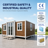 Studio de jardin à toit plat personnalisable en usine de 10 pieds, expédition le jour même, maison conteneur isolée ignifuge A1, clé en main et extensible