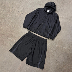 Custom Streetwear Ripstop Lightweight Nylon Reflective Windbreaker Jackets and <strong>Jogger</strong> Shorts Tracksuit <strong>Matching</strong> <strong>Sets</strong> for Men - Product Image 3