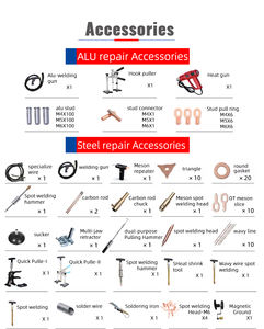 Trihero usine <span class=keywords><strong>prix</strong></span> haute qualité Dent extracteur Machine voiture carrosserie réparation équipement soudage Spotter pour aluminium acier métal - Product Image 6