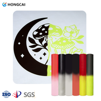 Rouleau de vinyle de transfert de chaleur à changement de couleur à basse température Hongcai pour le matériel d'impression à changement de couleur sur les vêtements