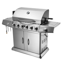 Barbecue à gaz pour cuisine extérieure, grill, plaque chauffante, machine à poulet BBQ, ensemble extérieur, commercial, nouveau, électrique, domestique