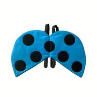 Accessoires de performance Ailes d'abeille pour la journée des enfants Ailes de coccinelle sept étoiles Ailes de fée à pois rouges et noirs Accessoires de fête