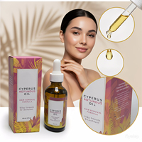 Minyak Cyperus Rotundus Alami Cold Pressed untuk Pengurangan Rambut Permanen Serum Penghilang Rambut Herbal Lembut untuk Seluruh Tubuh 60ml