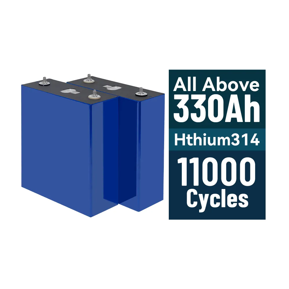 11000 cicli 330Ah Hthium batteria 3.2V 315Ah Lifepo4 cella prismatica agli ioni di litio Akku per 12V 48V pacco batteria