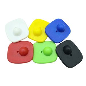 100 Etiquetas de Seguridad Verdes para Ropa de 48*42mm, Etiquetas Rígidas Cuadradas EAS RF 8.2MHz para Tiendas Minoristas, Anti-robo - Product Image 2