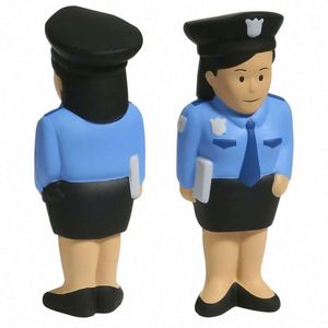 Juguete Antiestrés de Espuma de Poliuretano con Logotipo de Policía, para Apretar - Product Image 4
