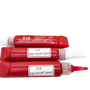 Higlue 518 Bulkverpakking 17Kg/Vat Rode Pasta Binding Super Lijm Rtv Siliconen Pakking Maker Voor Flens Kit