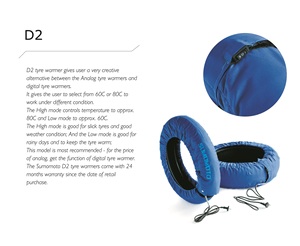 Calentador de Neumáticos para Motocicleta de Carreras Super <span class=keywords><strong>Moto</strong></span> de 165 mm/120 mm, Interruptor de Temperatura Dual No Digital, con Certificados UCKA/CE/EMC/LVD/Rohs - Product Image 2