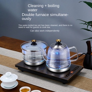New Transparent <b>Glass</b> Cordless <b>Electric</b> <b>Kettle</b> Digital Control 1L Capacity No Plastic Filter Spout Automatic Shut for Coffee Tea - Product Image 6