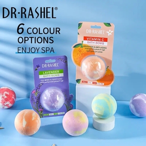 <span class=keywords><strong>DR</strong></span> RASHEL Bom Mandi Organik Buatan Tangan dari Pulp Bambu dengan Shea Butter Melembapkan untuk Semua Jenis Kulit - Fizzies Spa yang Menenangkan untuk Penggunaan Sehari-hari - Product Image 6