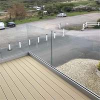 YL METAL Balustrade en verre sans cadre populaire dans le monde entier, garde-corps de balcon en acier inoxydable, prix compétitifs