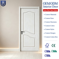 Puertas Interiores de Madera Maciza MDF de Primera Calidad para Espacios Modernos