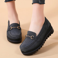 Chaussures plates personnalisées femme plate-forme chaussures plates de marche baskets femmes daim dames mocassins mocassins chaussures décontractées espadrilles pour femmes