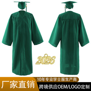 Robe de Cérémonie de Remise des Diplômes Jing Zherui pour Adultes Unisexe, Tissée, pour Baccalauréat et Maîtrise, Uniforme Scolaire, Vente Directe Usine - Product Image 5