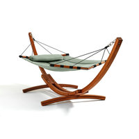 Vente en gros hamac de camping en plein air autoportant familial design, lit balançoire pliable, lits suspendus, bâton tordu pour adulte