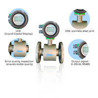 Débitmètre électromagnétique pour liquides conducteurs, précision 0,5 Fs, étanche IP66, jauge de surveillance du débit des eaux usées