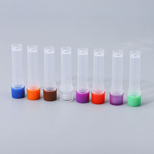 Tubos de Armazenamento Criogênico Graduados com Área de Escrita, PP Transparente e Tampas Coloridas para Fácil Identificação de Amostras - Product Image 4