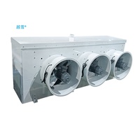 Evaporador de Descongelación por Agua Serie SDd YueXue con 3 Motores de Ventilador y Boquilla Larga para Cuarto Frío