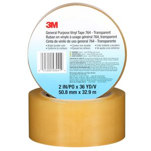 Cinta de marcado de suelo de tráfico de luz transparente 3 M Vinilo de uso general para seguridad de codificación de color de distanciamiento <span class=keywords><strong>social</strong></span> - Product Image 5