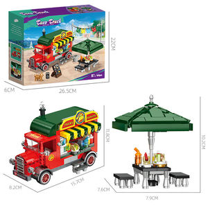 Set de Bloques de Construcción de Camión de Tacos Mexicano, 615 Piezas, Modelo de Carrito de Comida, Juguete STEAM, Decoración para el Hogar, Regalo para Niños - Product Image 6