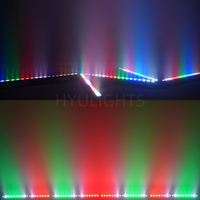 Barre de pixels 18 LED RGBWA UV 6-en-1, projecteur mural, corps en aluminium, contrôle DMX512 pour éclairage de scène, discothèque et bar