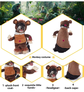 Ropa Navideña para Perros Estilo Europeo y Americano |   Traje Divertido Premium para Mascotas |   Ropa Festiva Original para Perros Medianos - Product Image 4