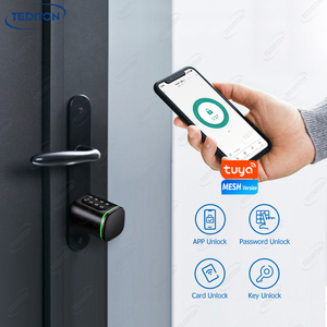 Thông Minh Thông Minh Phong Cách Châu Âu Hợp Kim Kỹ Thuật Số Tuya Mật Khẩu Tự Động Keyless Cửa Khóa Nhà Chốt Cửa Xi Lanh Cửa Khóa - Product Image 2