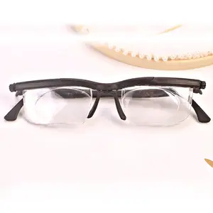 Регулируемый видения фокус очки для чтения близорукость очки-6D до + 3D переменной линз бинокулярный увеличительный Porta Oculos