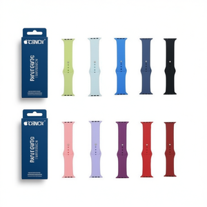 Correa de silicona para reloj Apple Watch 38 40 41 mm, correa deportiva de repuesto - Product Image 2