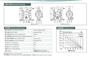 Gk 1 इंच 25 मिमी स्टेनलेस स्टील न्यूमेटिक एयर डायाफ्राम पंप डीजल पानी एसिड और अलकाली रसायनों के लिए - Product Image 5