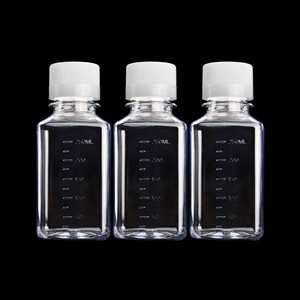 Botella de Cultivo Cuadrada ODM de 250 ml, Graduada, de Alta Transmitancia de Luz, Botella de Reactivo de Laboratorio - Product Image 1