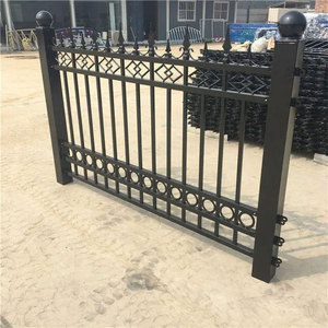 Bahçe inşaat havuzu için çinko çelik güvenlik çiti paneller çıkarılabilir kapı ile açık yol bina güvenliği - Product Image 3