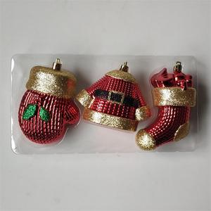 Ornement <span class=keywords><strong>de</strong></span> Noël à suspendre, ensemble <span class=keywords><strong>de</strong></span> trois décorations <span class=keywords><strong>de</strong></span> Noël - Product Image 2