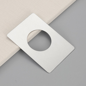 Spherical Lock Repair <b>Plate</b> Stainless Steel Silver Black Easy Installation For Wooden <b>Door</b> Modern Furniture Lock - Product Image 3