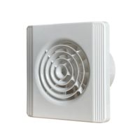 Ventilateur d'extraction mural électrique silencieux et élégant pour salle de bain, extracteur de chaleur, volet automatique, minuterie de retard d'extinction, capteur d'humidité