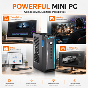มินิพีซีเกมมิ่งระบายความร้อนด้วยน้ำ 9 9950X3D พร้อม RTX 5070 12GB DDR5 96GB รองรับจอแสดงผล 6 จอ WiFi 7 พอร์ต LAN คู่ 2.5G รุ่น Sl-800AMD AMD B650 - Product Image 5