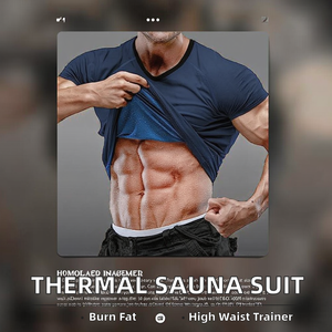 Traje de sauna térmico Dream Shaper para mujer con pantalones cortos y camiseta, entrenador de cintura alta para pérdida de peso, efectivo para el efecto sauna. - Product Image 2