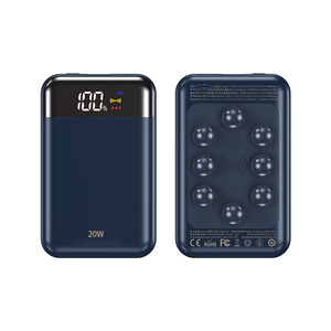 Hot selling 10000mAh 2-in-1 Magnetic 15W Wireless Fast <b>Charging</b> Power Bank With Suction Cup - Product Image 6