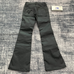 DENIMGUYS Jeans évasés cirés rétro pour hommes avec logo brodé personnalisé, jeans <span class=keywords><strong>bootcut</strong></span> cirés - Product Image 2