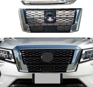 CZKOAUTO para NISSAN NAVARA PRO 2020 2021 PARRILLA DELANTERA CON CROMO SARONG <span class=keywords><strong>DEPAN</strong></span> NUEVO - Product Image 4