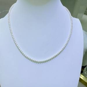 Collar de Perlas de Agua Dulce Naturales de Zhuji, Plata 925, Redondas, para Cadena Xiaomi, 2-11 mm, Producto Semiterminado para DIY, para Bebés Recién Nacidos - Product Image 4