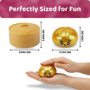 Pelota Antiestrés de Silicona Colorida con Forma de Dumpling, Juguete Sensorial Fidget, Bola de Masa para Apretar, Alivio del Estrés, Juguetes de Mano para Niños de 5 a 7 Años, Misterio - Product Image 2