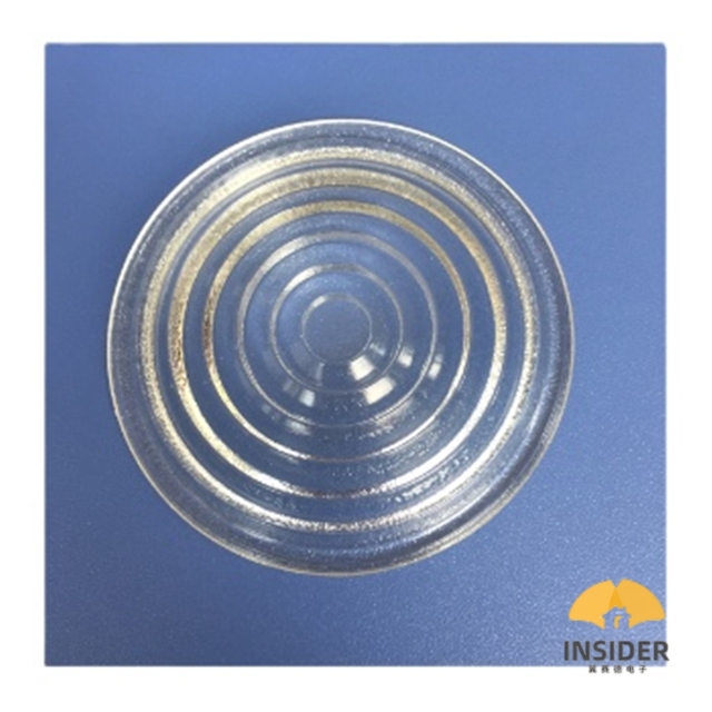 High Borosilicate Optical Glass Round Traffic Light DIY Projector Linear Fresnel Lens for Solar Concentrator