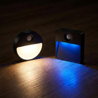 Luz Nocturna LED con Sensor de Movimiento, 13 Colores, Recargable, Magnética, Decorativa, para Pared, Regulable, Apta para Baños, Pasillos y Dormitorios