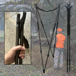 Tự Phát Triển Chất Lượng Cao Có Thể Điều Chỉnh Chiều Cao Sợi Carbon Săn Bắn 4 Ổn Định Thanh 4 Chân Chụp Dính - Product Image 5