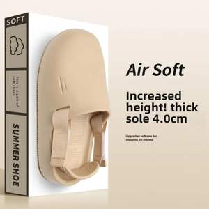 <span class=keywords><strong>Sandales</strong></span> plates de plage décontractées pour femmes, style flexible, avec sangle auto-agrippante, pour adultes, collection été 2025 - Product Image 5