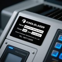 Vente en gros de plaques en aluminium pour gravure laser 86*54 mm, épaisseur 0,2 mm, cartes de visite en métal VIP, logo personnalisé sur le dos