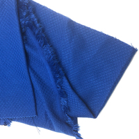 Tissu bleu 100 % polyester tissé, ignifuge, imperméable et résistant aux déchirures pour vêtements de travail, bagages d'extérieur, rideaux et doublures de voiture